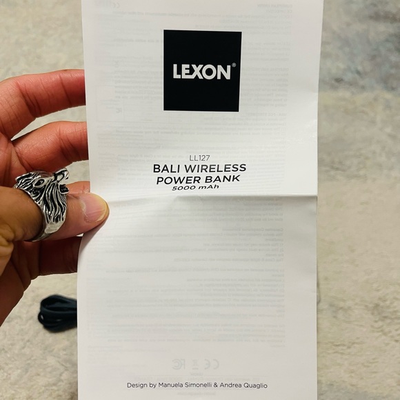 Like New Lexon LL127 BALI Wireless Power Bank 500 mAh With 10W Wireless Charging - Picture 12 of 12